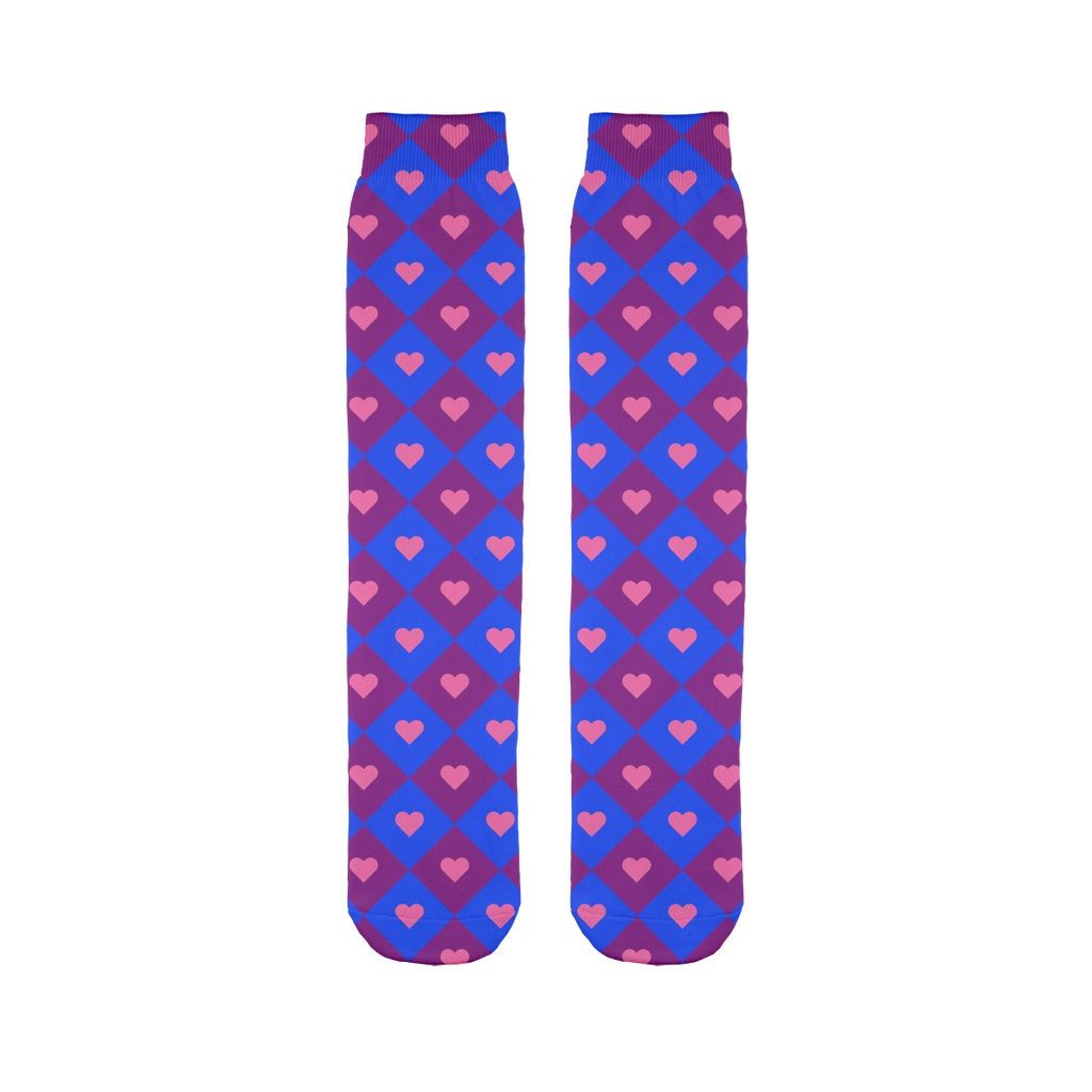 Bisexual Hearts Socks