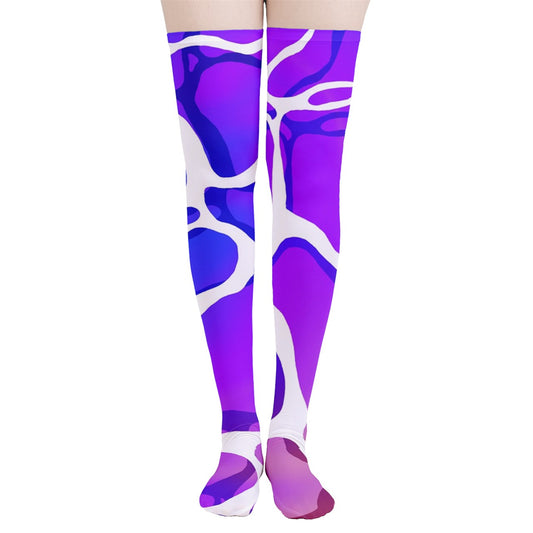 Bi Beach Waves Thigh High Socks