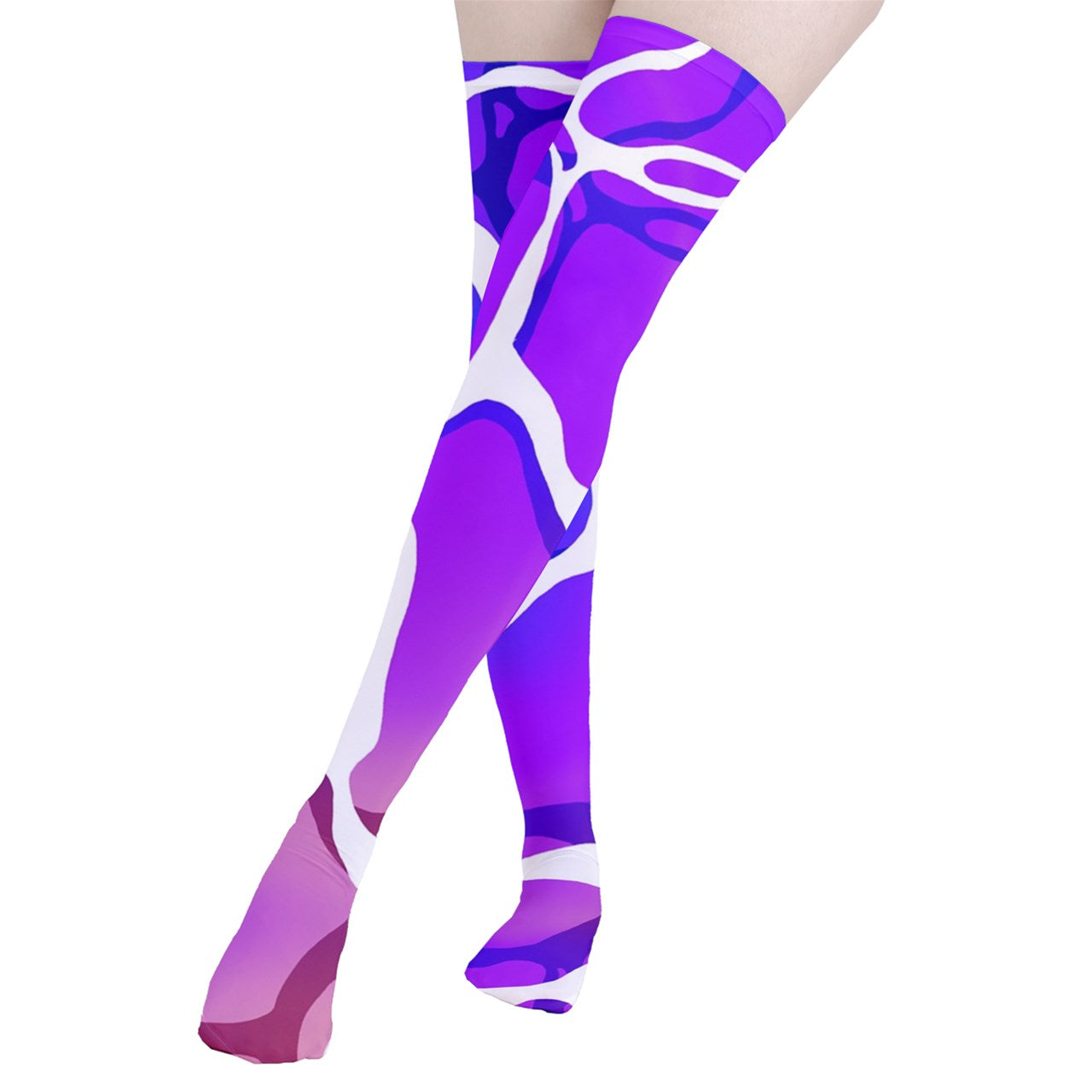 Bi Beach Waves Thigh High Socks