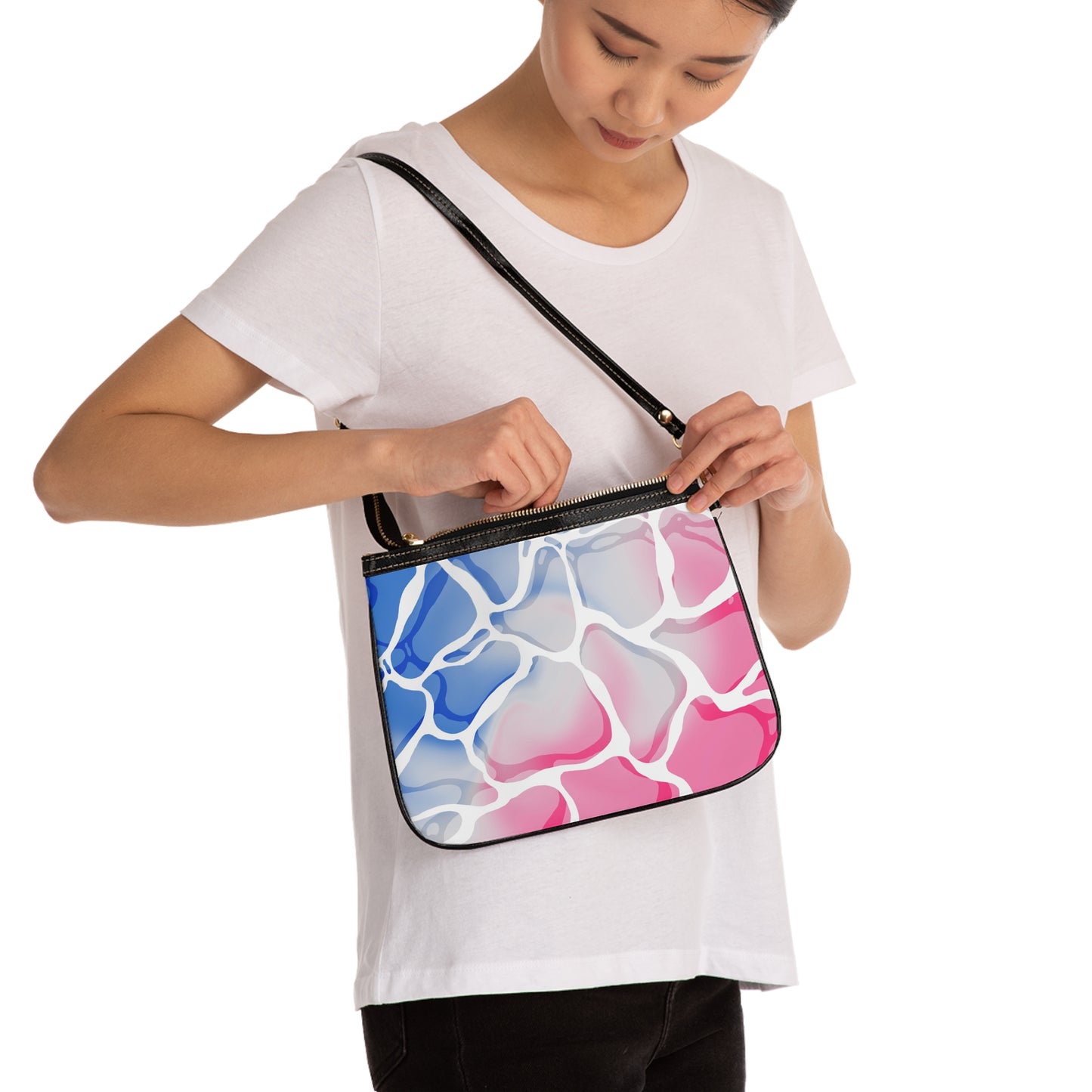 Trans Beach Waves Shoulder Bag