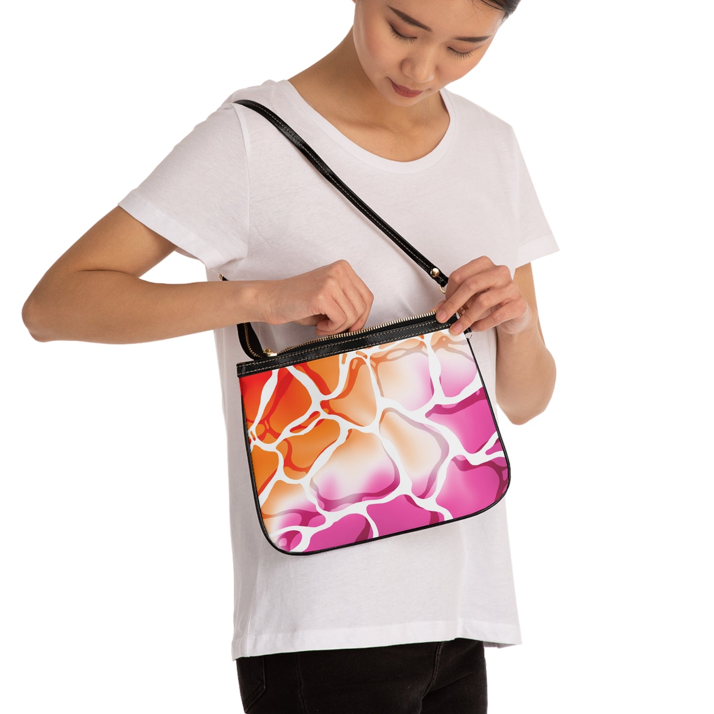 Sapphic Beach Waves Shoulder Bag