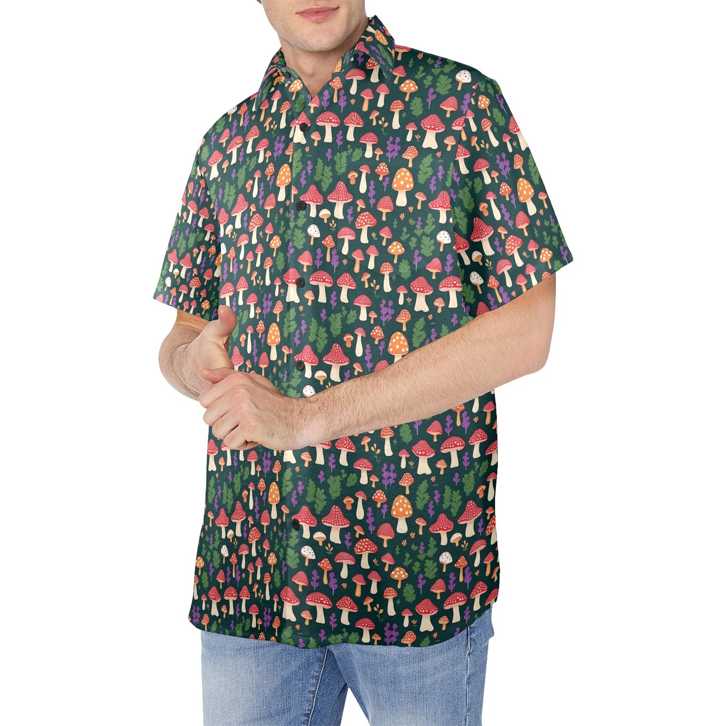 Mushie Madness Button Down Shirt