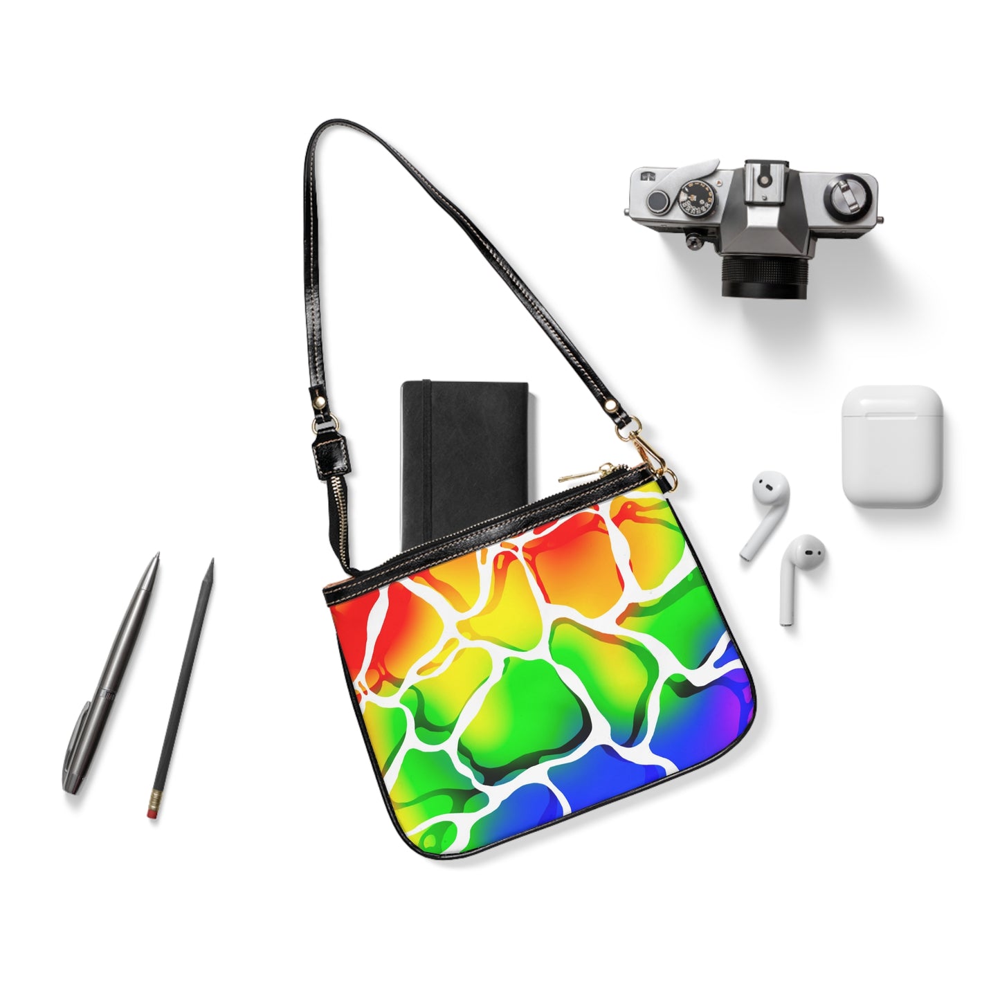 Rainbow Beach Waves Shoulder Bag