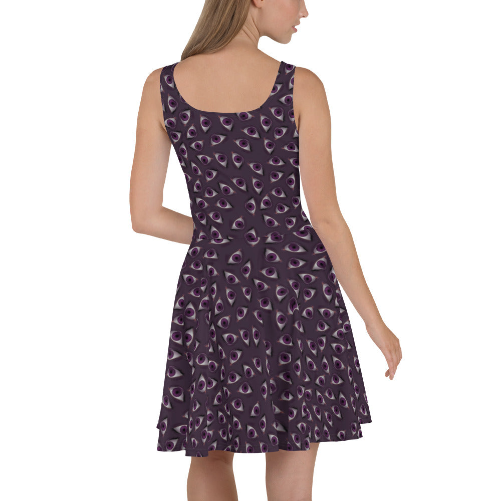 Eyeconic Muted Skater Dress