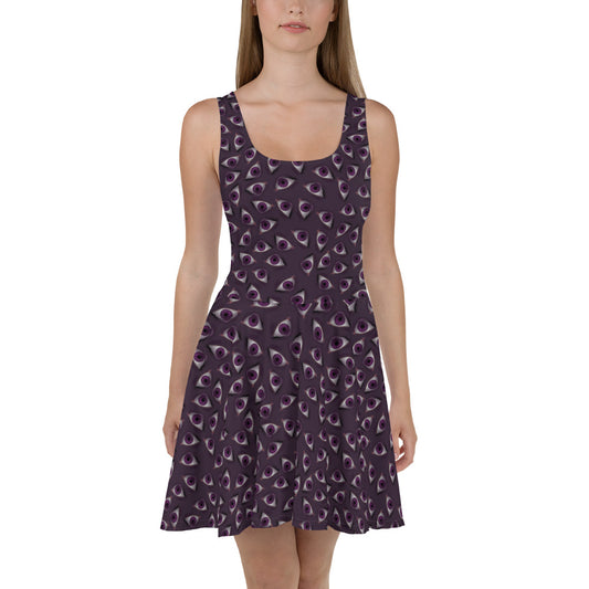 Eyeconic Muted Skater Dress