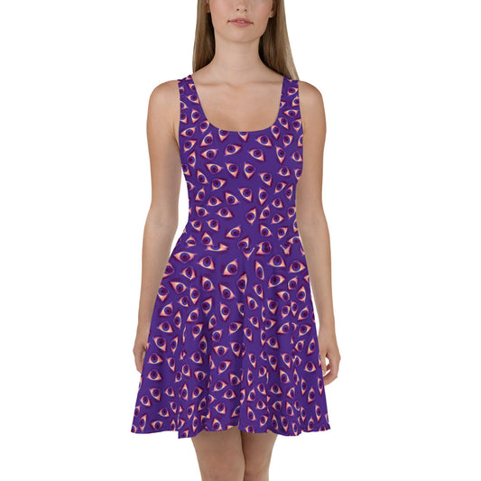 Eyeconic Bright Skater Dress