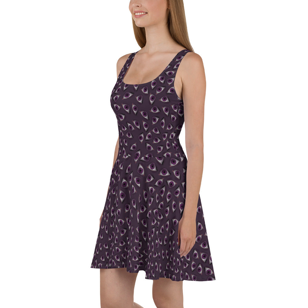 Eyeconic Muted Skater Dress